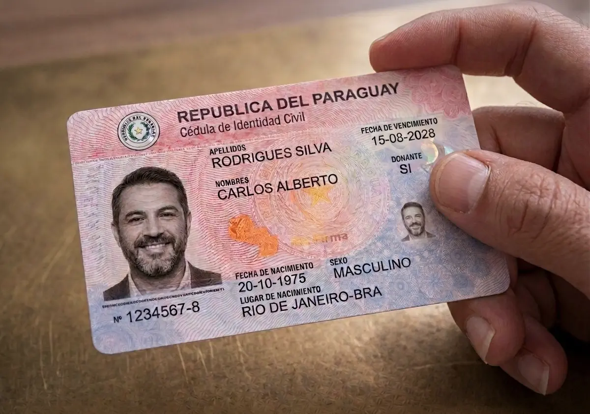 Paraguayan identity card, the official document issued to residents in Paraguay